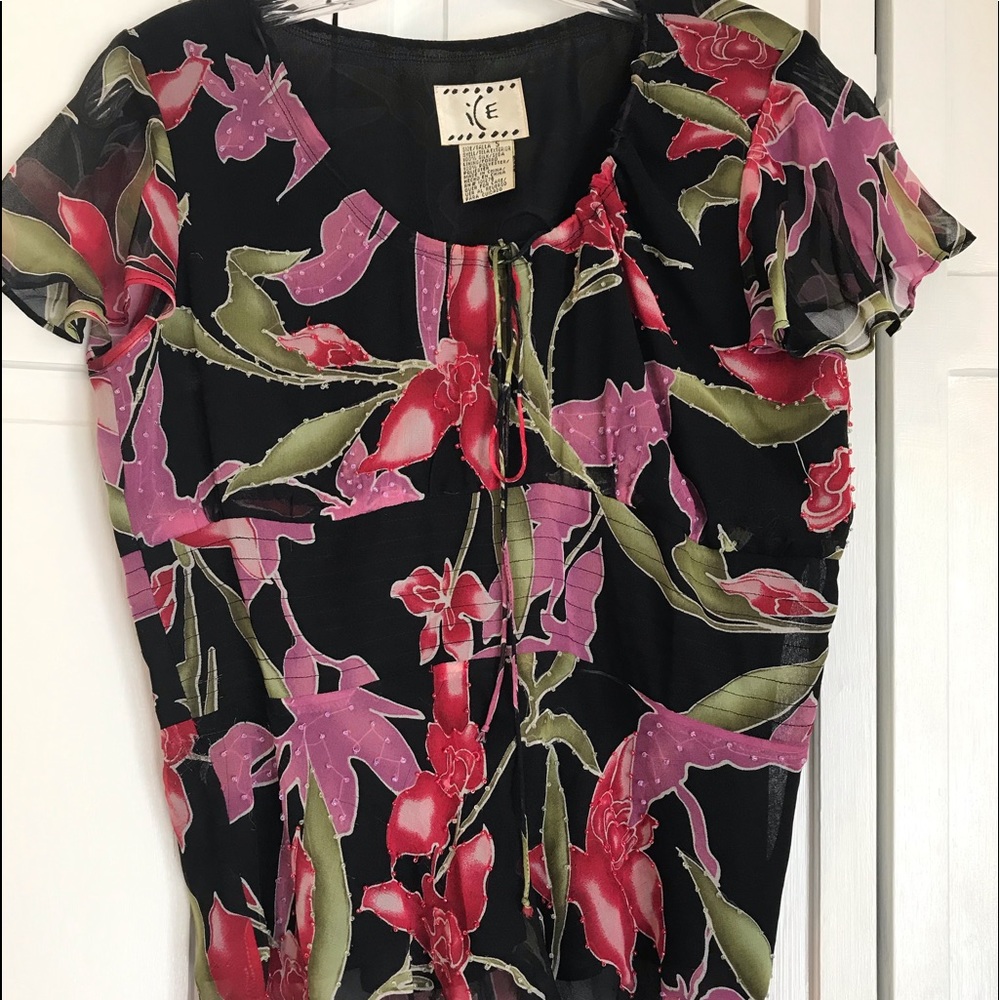 Floral tunic